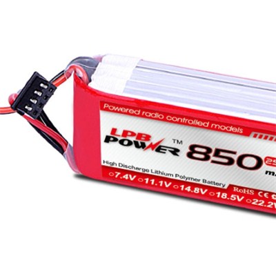 LPB 850mAh 11.1V 25C Airplane Battery