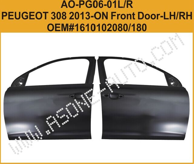 Front Door For Peugeot 308 Metal Body Parts