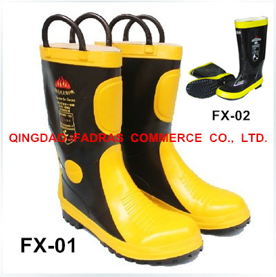 Rubber Fire Fighting/Fighter Boots Safety Protective Shoes