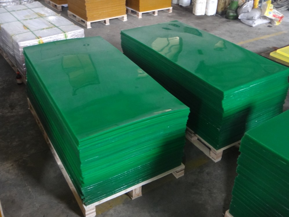 80 shore A green polyurethane sheet