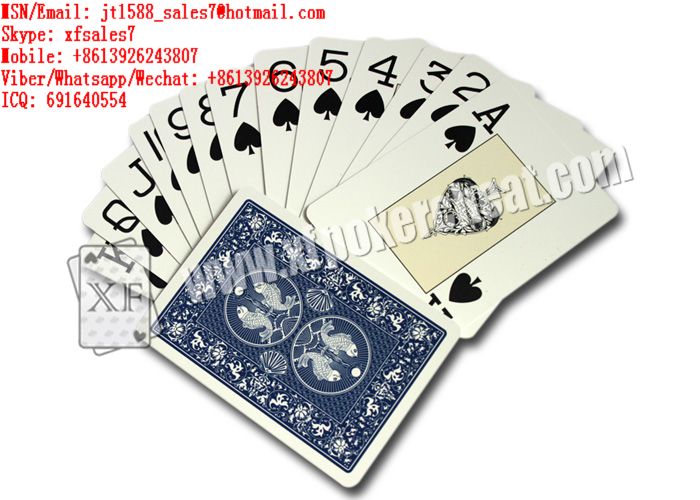 XF DAL-NEGRO Plastic Playing Cards With Invisible Markings For Analyzer And Eye Contact  / marked cards china / poker cheat / texas hold em cheat / Omaha cheat / cheat in poker / cheat poker