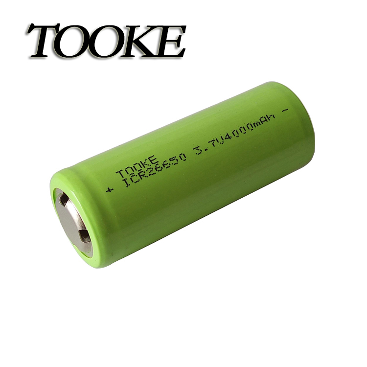TOOKE 26650 3.7V 4000mAh Rechargeable Li-ion Battery With Protection Module