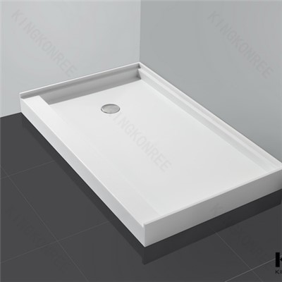 Kingkonree Bathroom Sets Acrylic Irregular Shower Tray