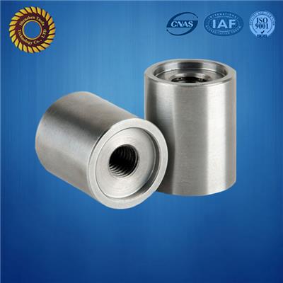 Silver Painted Brass CNC Machining Parts
