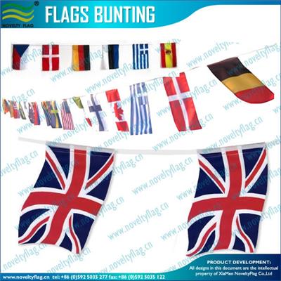 Custom Made Polyester Flags Bunting