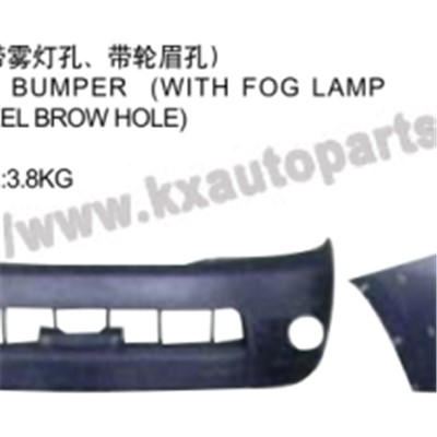 TOYOTA HILUX VIGO 2004-2007 FRONT BUMPER WITH FOG LAMP HOLE WITH WHEEL BROWHOLE