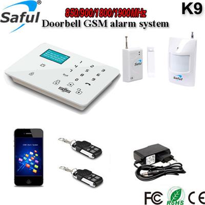 2016 New, GSM-K9 2g 3g GSM Alarm System, Support IP Camera