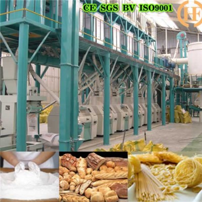 Kenya Wheat Mill Machine 50T Per 24h