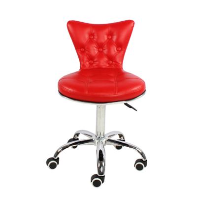 PU Leather Adjustable Living Room Chair With Wheels