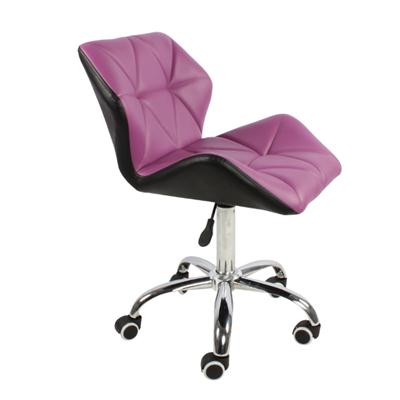 PU Leather Adjustable Office Chair With Wheels