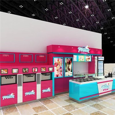 Frozen Yogurt Shop Kiosk