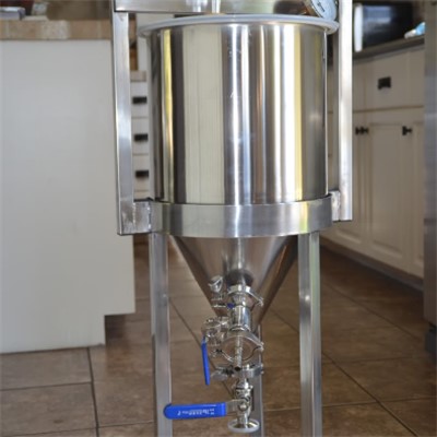 30L Stainless Steel Food Grade Conical Fermenter Home Brew Kettle