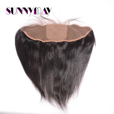 Aliexpress 7ABrazilian Straight Virgin Hair13*4Silk Base Lace Frontal Closure With Baby Hair Sunnymay Hair Brazilian Virgin Hair