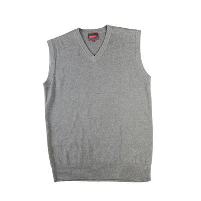 2016 spring men's jersey vest v-neck plain vest grey heather vest knitwear