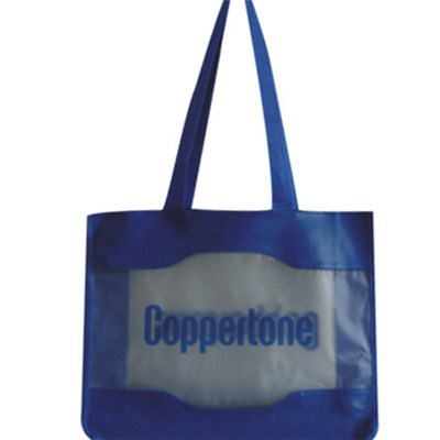 Coppertone Blue Transparent Beach Bag