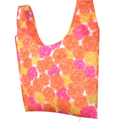 Yellow And Red Flowers Beach Bag