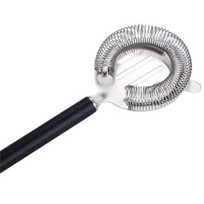 ST004-03 Stainless Steel Barware Tea Strainer Ice Cocktail Strainer Bar Tools with Rubber Finish