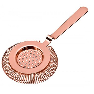 ST006-02 Stainless Steel Barware Tea Strainer Ice Cocktail Strainer Bar Tools with Copper Plated