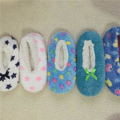 Sherpa Fleece Slippers In Special Printing