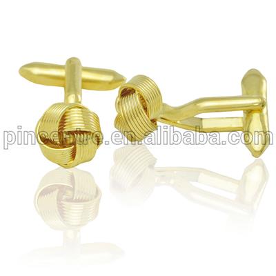 Silver And Gold Knot Cufflinks
