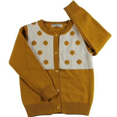 2015 fall winter classic jacquard dotted cardigan knitwear long-sleeve sweater