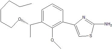 (Shexyloxy)ethyl)-2-methoxyphenyl)thiazol-2-amine