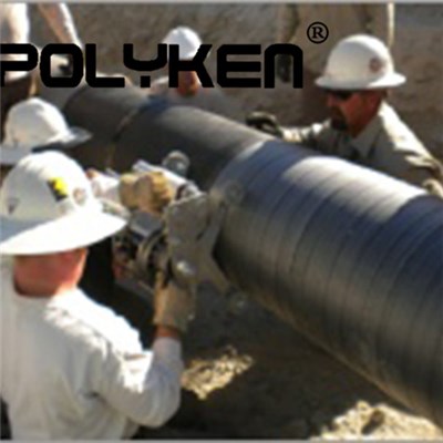 Cold Applied Polyken Black Pe Pipe Repair Tape Using For Steel Pipeline