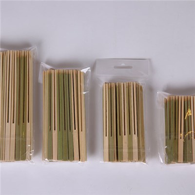 Bamboo Double Prong Skewer