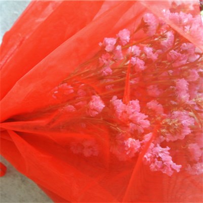 Red Organza Flower Sleeve