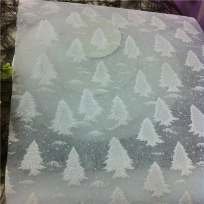 Table Runner With Christmas Trees