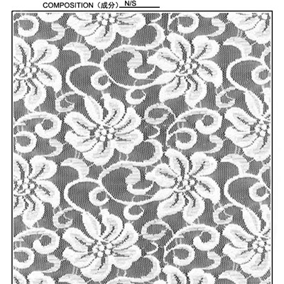 Elastic 135cm Lace Fabric (R625)