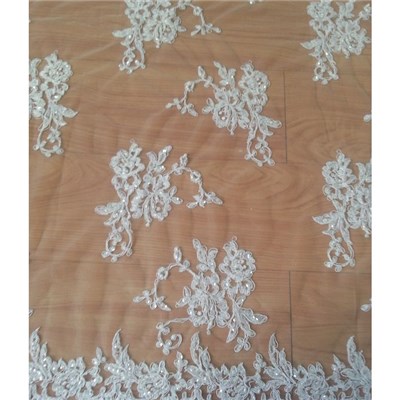 W9007 Floral Designs Bridal Lace Fabric (W9007)