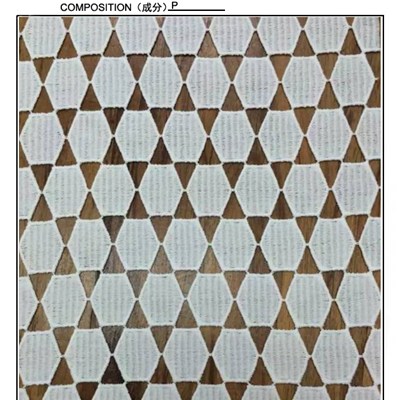S1148 Geometry White Water Soluble Lace Fabric(S1148)
