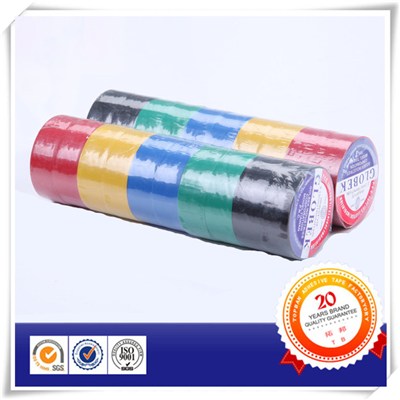 Glossy Rubber Based Adhesive PVC Tape In Colors