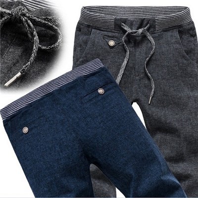 Men''s Cotton And Linen Of New Fund Of 2015 Autumn Winters Is Recreational Pants, Sports Leisure Korean Cultivate One''s Morality Men''s Trousers,Welcome To Sample Custom