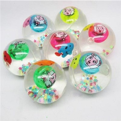 2015 Creative Light Transparent Crystal Bounce Ball Children''s Educational Toys,Welcome To Sample Custom
