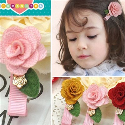 2015 Children Hot Style Hair, Korean Pure Color Flower Hairpin, South Korean Exports The New Tire Children Act The Role Ofing Is Tasted,Welcome To Sample Custom