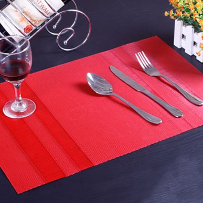 Red Textilene Placemats