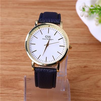 2015 Hot Style Watch Fashion Generous DW Female Watch Lovers Fashion Simple Quartz Leather Strap Watch,Welcome To Sample Custom