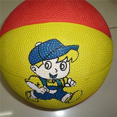 Children''s Products Rubber Basketball Toy Rubber Basketball Can Be Customized LOGO Monochrome High Quality,Welcome To Sample Custom