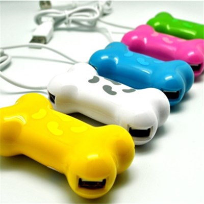 Lovely 4 Ports USB HUB With Magnifier (jp107)