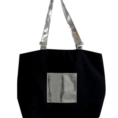 Brief Canvas Tote Bag With Large Capacity