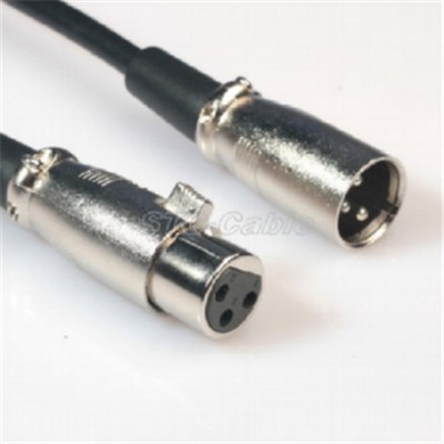 Audio XLR mâle/XLR femelle câble
