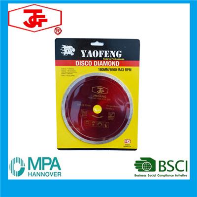 230mm Diamond Cutting Disc For Wet Cutting