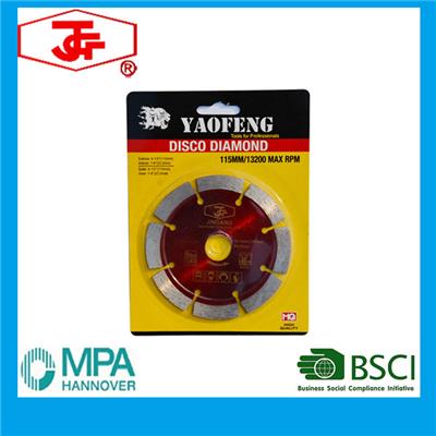 114mm Segmented Saw Blade Cold Pressed