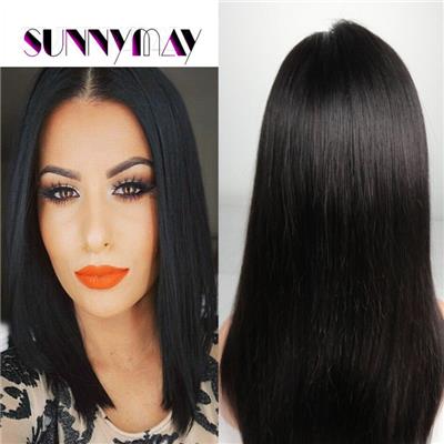 In Stock Sunnymay Hair 7A Malaysian Wig Virgin Hair Straight Human Hair Wigs Natural Color Free Style Full Lace Human Hair Wigs