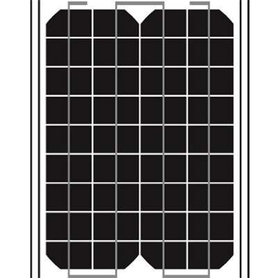 10W Monocrystalline Solar Panel