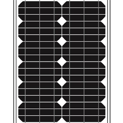 20W Monocrystalline Solar Panel
