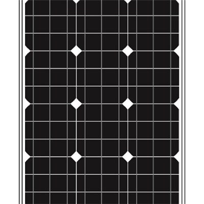 50W 55W Monocrystalline Solar Panel
