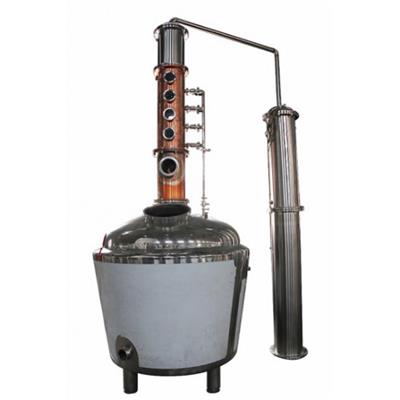 Premium Electric Heating Element 200L Copper Reflux Column Distillery Equipment